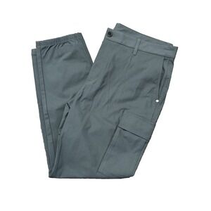 Vuori Pants Mens Meta Cargo Pant Slash Pockets Comfort Stretch V451 Gray 36X29